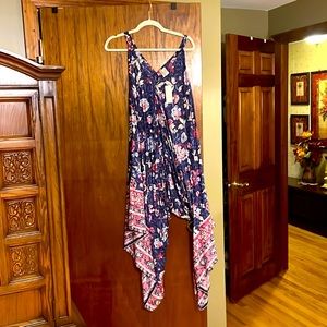 Japana with Love, M, tag, cottage handkerchief romper.